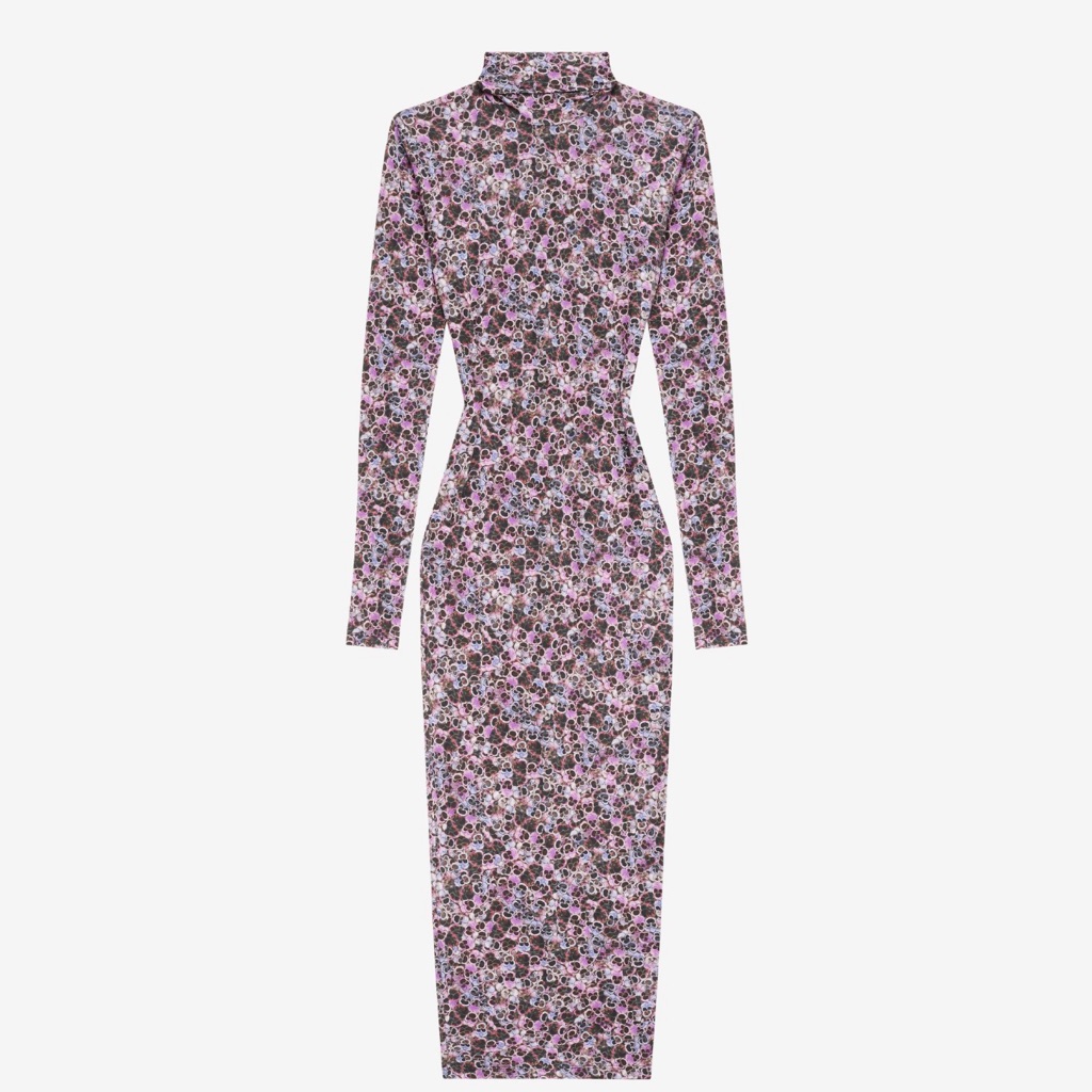 Isabel Marant Floral Maxi Bodycon Dress